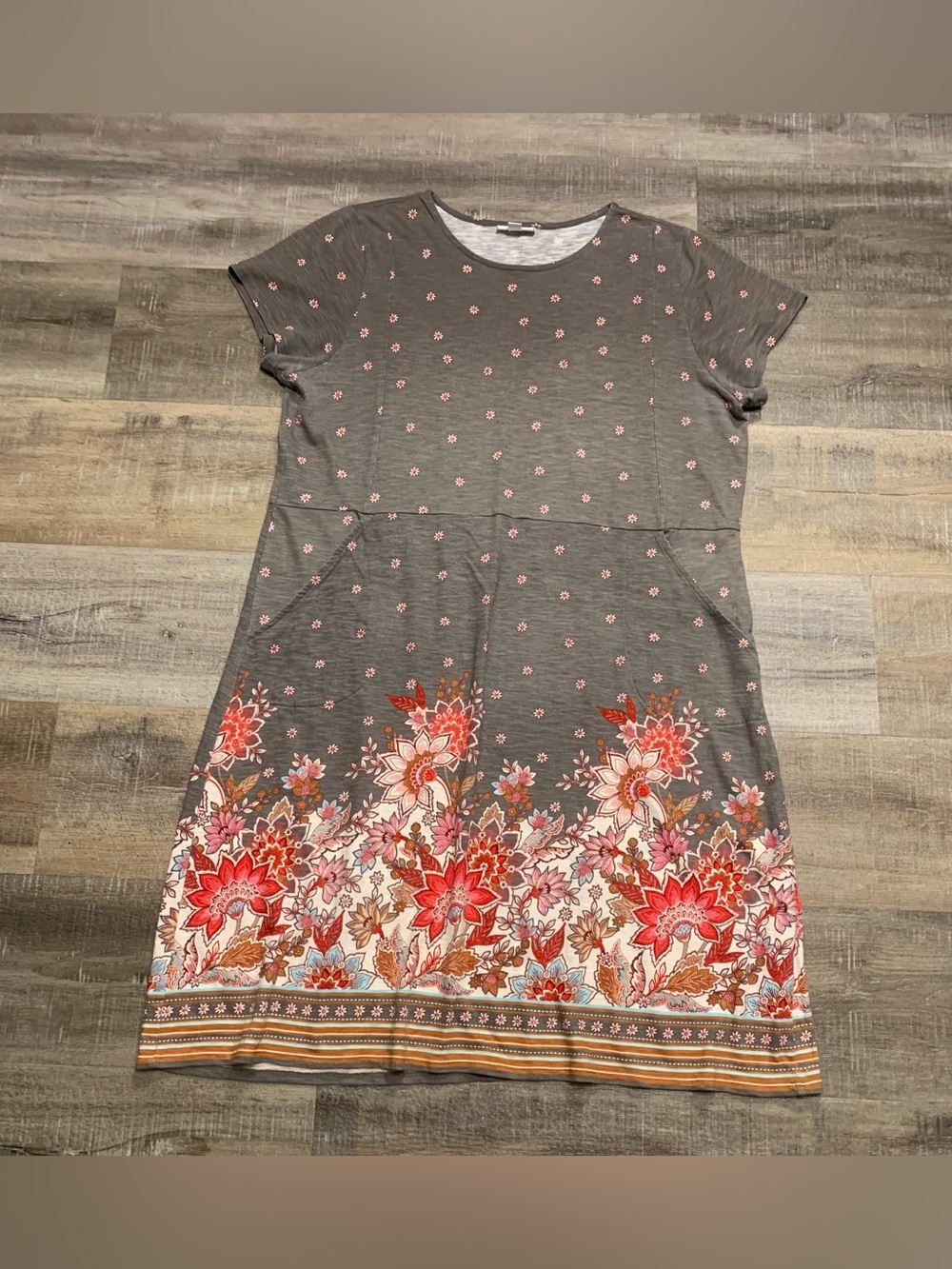J. Jill Women's Floral Dress w/Pockets Size Large